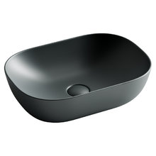 Раковина Ceramicanova Element CN6009MDH накладная, 45.5 х 32.5 см, темный антрацит матовый