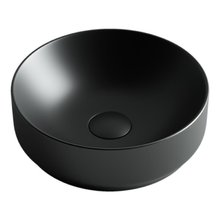 Раковина Ceramicanova CN6007 35.5 x 35.5 x 12.5 см, накладная, без перелива, черный матовый