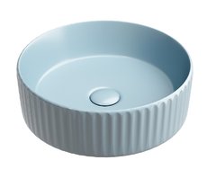 Раковина Ceramicanova Element CN6057ML, 36 см, фарфор, цвет голубой матовый