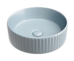 Раковина Ceramicanova Element CN6057MHL, 36 см, фарфор, цвет серо-голубой матовый