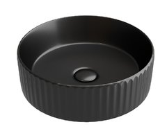 Раковина Ceramicanova Element CN6057MB, 36 см, фарфор, цвет черный матовый