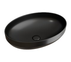 Раковина Ceramicanova Element CN6056MB, 50 см, фарфор, цвет черный матовый