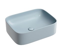 Раковина Ceramicanova Element CN6052MHL, 50 см, фарфор, цвет серо-голубой матовый