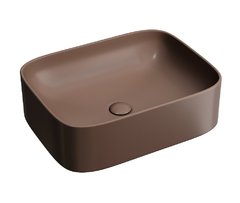 Раковина Ceramicanova Element CN6052MDB, 50 см, фарфор, цвет темно-коричневый матовый
