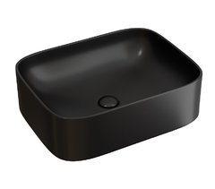 Раковина Ceramicanova Element CN6052MB, 50 см, фарфор, цвет черный матовый