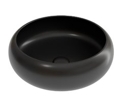 Раковина Ceramicanova Element CN6050MB, 36 см, фарфор, цвет черный матовый