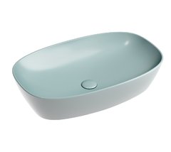 Раковина Ceramicanova Element CN6049MLG, 60 см, фарфор, цвет зеленый матовый