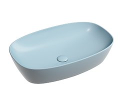 Раковина Ceramicanova Element CN6049ML, 60 см, фарфор, цвет голубой матовый