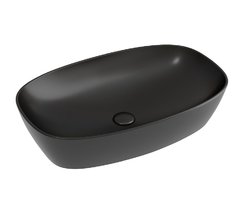 Раковина Ceramicanova Element CN6049MB, 60 см, фарфор, цвет черный матовый