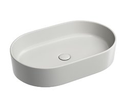 Раковина Ceramicanova Element CN6048MSG, 60 см, фарфор, цвет серый матовый