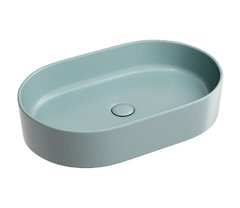Раковина Ceramicanova Element CN6048MLG, 60 см, фарфор, цвет зеленый матовый