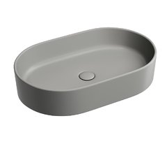 Раковина Ceramicanova Element CN6048MH, 60 см, фарфор, цвет антрацит матовый