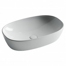 Раковина Ceramicanova Element CN5039, 60 см, накладная, фарфор, цвет белый