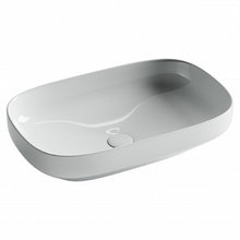 Раковина Ceramicanova Element CN5030, 60 см, накладная, фарфор, цвет белый