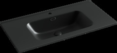 Раковина Ceramicanova Element CN7002MB 91 x 46.5 x 12.5 см, накладная, прямоугольная, с переливом, черный матовый