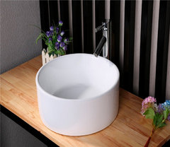 Раковина CeramaLux Серия N 9011 накладная, белый