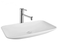 Раковина CeramaLux Серия N 9122 накладная, белый