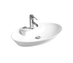 Раковина CeramaLux Серия N 9398 накладная, белый