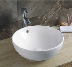 Раковина CeramaLux Серия N 9003А накладная, белый