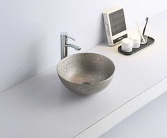 Раковина CeramaLux Серия NC 7226SS накладная, серебро