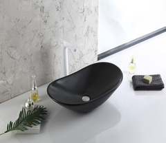 Раковина CeramaLux Серия NC 7811AMB накладная, черный матовый