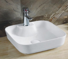 Раковина CeramaLux Серия N 9443 накладная, белый