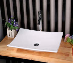 Раковина CeramaLux Серия N N 78123А накладная, белый