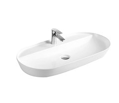 Раковина CeramaLux Серия N D1347 накладная, белый