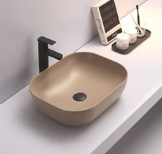 Раковина CeramaLux Серия NC 78104MC-1 50.5 х 40.5 см, накладная, капучино