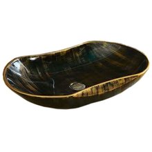 Раковина CeramaLux Серия NC 7097 накладная, состаренная бронза