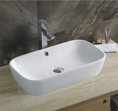 Раковина CeramaLux Серия N 9217 накладная, белый