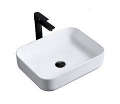 Раковина CeramaLux Серия N 9391 накладная, белый