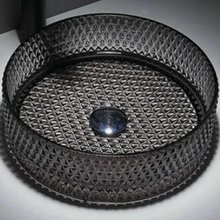 Раковина CeramaLux Серия NC, GL03, 36 х 36 см, накладная, цвет графит