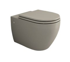 Подвесной унитаз Bocchi Speciale Jet Flush, 1171-011-0129, безободковый, цвет кашемир матовый