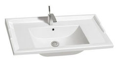 Раковина CeramaLux Серия N NYJ840-80, белый