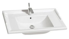 Раковина CeramaLux Серия N NYJ840-70, белый