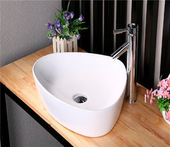 Раковина CeramaLux Серия N 9386 накладная, белый