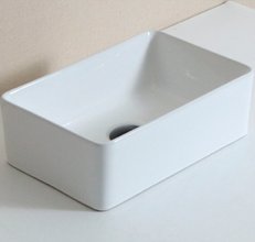 Раковина CeramaLux Серия N, 6240, 46.5 см, фаянс, цвет белый