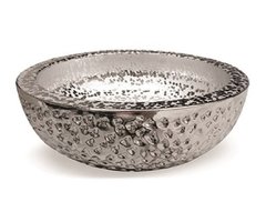 Раковина CeramaLux Серия NC, J2050, 41 х 41 см, накладная, цвет серебро глянцевое