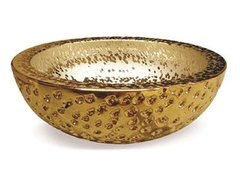 Раковина CeramaLux Серия NC, J2049, 41 х 41 см, накладная, цвет золото глянцевое