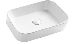 Раковина CeramaLux Серия N 2242, 45 х 39 см, накладная, белый
