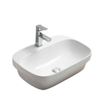 Раковина CeramaLux Серия N 78598, 60 см, накладная, белый