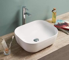 Раковина CeramaLux N, 46 х 33.5 см, накладная, белая, 78105