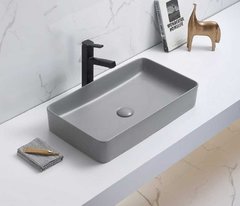 Раковина CeramaLux Серия NC 78189MH-5 60 см, накладная, светло-серый