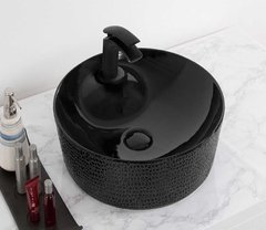 Раковина CeramaLux Серия NC D1306H004 накладная, черный