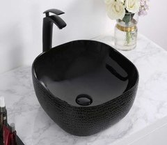 Раковина CeramaLux Серия NC D1301H004 накладная, черный