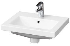 Раковина Cersanit Como S-UM-COM50/1-w, 50 см, накладная, белая