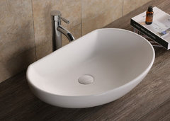 Раковина Ceruttispa, 61 х 41 см, накладная, белая, CR7074