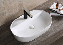 Раковина Ceruttispa, 50 х 38 см, накладная, белая, CR0076