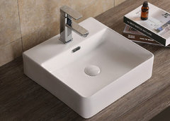 Раковина Ceruttispa, 42 х 42 см, накладная, белая, CR7602B